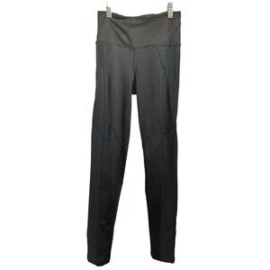 Free People Movement Lira Leggings Womens XS Small Black Mesh High Rise Yoga